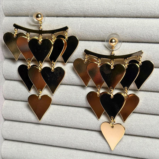 Ishq Drops Gold Earring