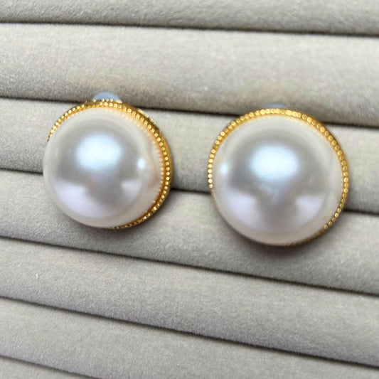 Pearl Dot Earring