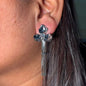 Chamkili Kali Silver Earring