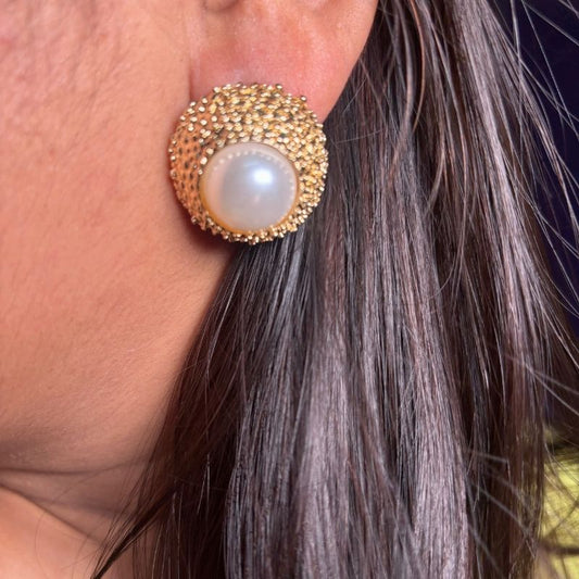 Moti Mudra Earring